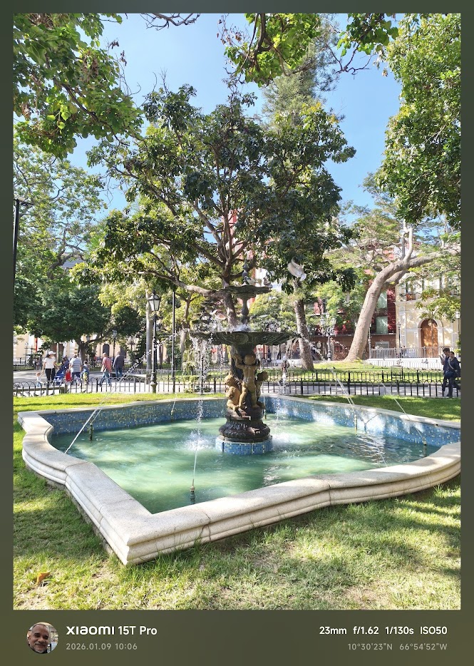 Fuente NorOeste de Plaza Bolívar