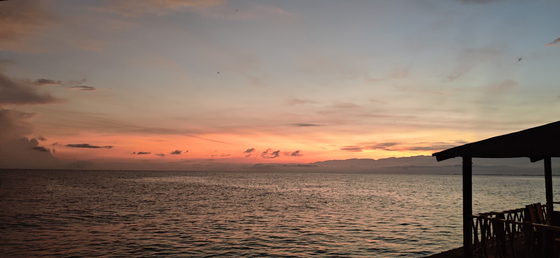 Amanecer en Catatumbo, colores de la Mañana